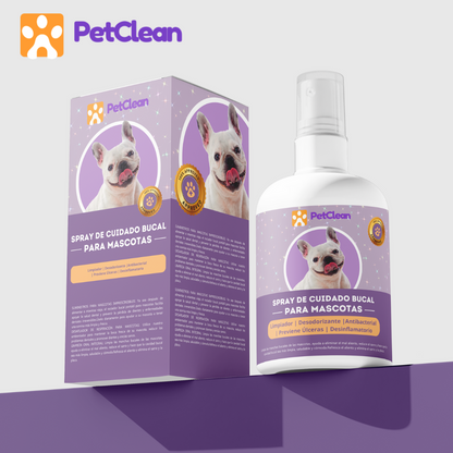 PetClean™ - Aerosol Bucal 100 % Natural para mascotas